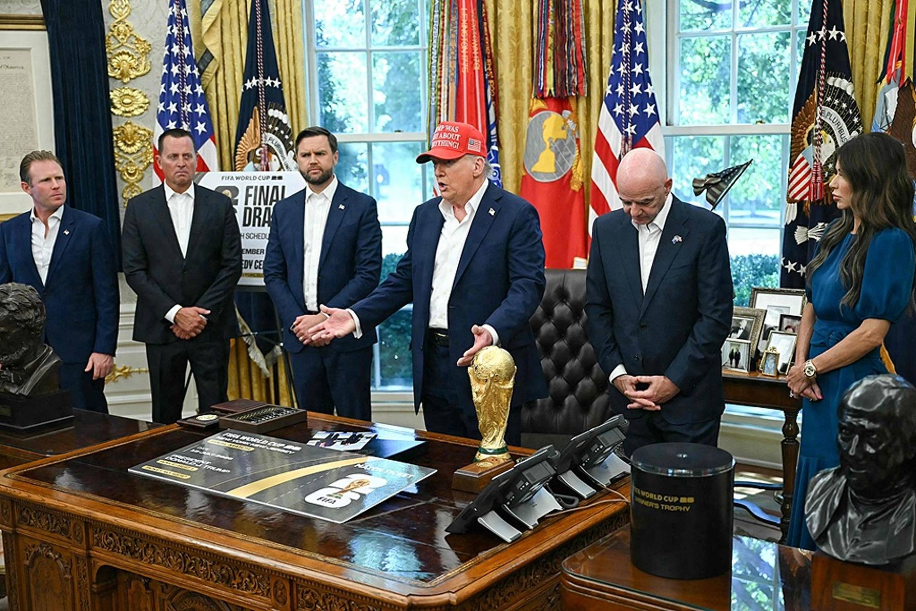 2026年世界杯8月23日快讯: 特朗普：抽签12月举行 普京“有可能来”