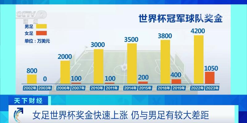 奖金暴涨至近8亿元,女足世界杯商业价值快速上升!这些巨头纷纷加入-第2张图片-ZBLOG 今年有世界杯吗2025年_2023年女足世界杯奖金分配方案_球员实际收入明细