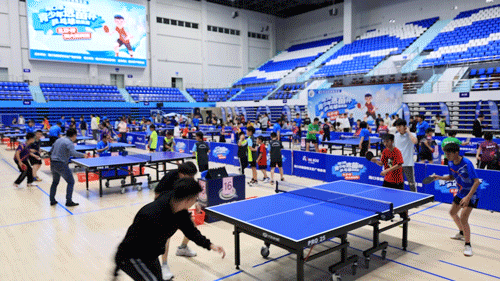 2023年海口市青少年“选苗杯”乒乓球精英赛正式开赛