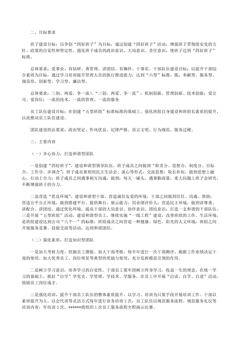 教学团队建设实施方案-wenkub