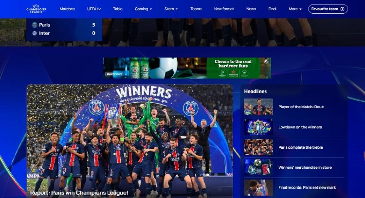 三冠王!欧冠巴黎圣日耳曼5-0横扫国米创历史最大分差-第2张图片-ZBLOG 2024欧洲冠军联赛决赛 巴黎圣日耳曼 首夺欧冠奖杯_巴黎圣日耳曼(法国)