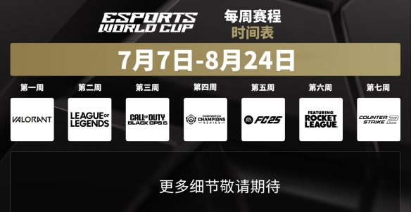 《EWC》沙特电竞世界杯内容汇总-第6张图片-ZBLOG ewc电竞世界杯2025内容汇总_2025世界杯12强赛赛程_ewc电竞世界杯2025比赛项目赛程奖金