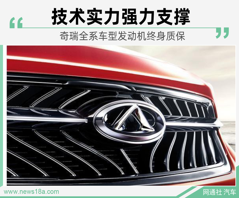 全系车型发动机终身质保 奇瑞底气何来？