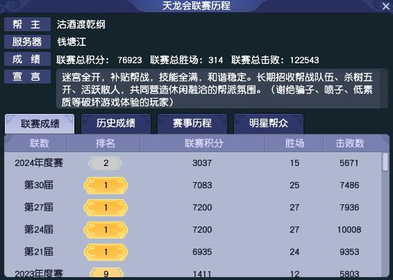 梦幻西游【′天天开心】再战【天龙会】，联赛巨头真就无法超越？-第5张图片-ZBLOG